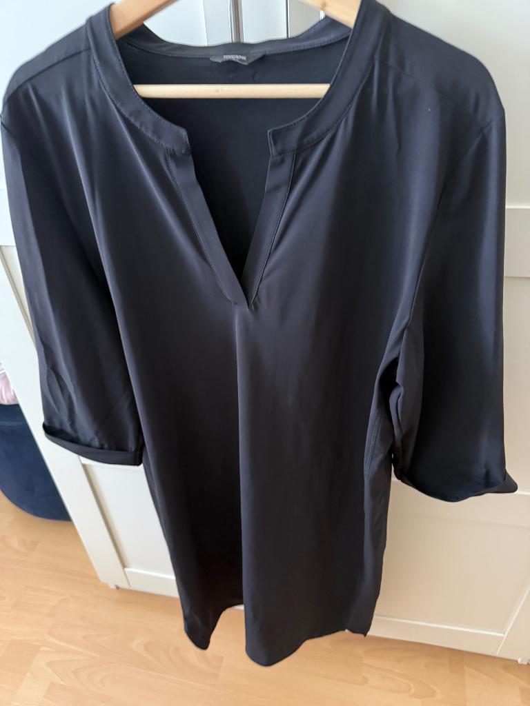 Penn& inkt jurk zwart 46, Penn & Ink, Verzenden, Zwart, Maat 46/48 (XL) of groter