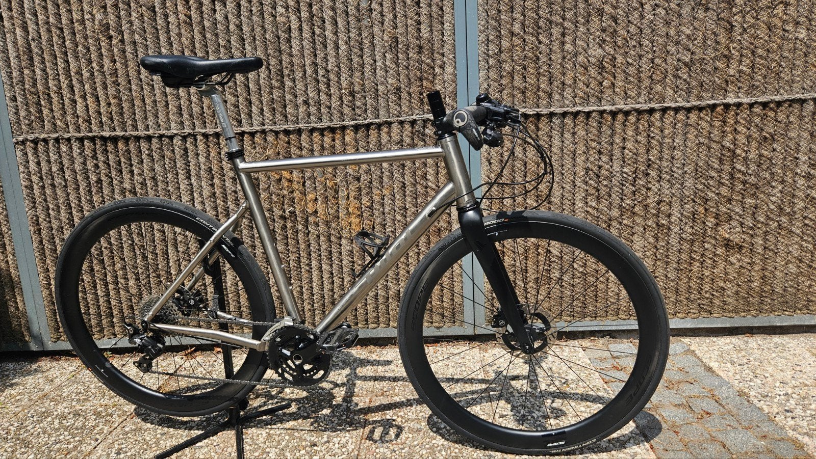 Pilot titanium gravelfiets - Maat 56 cm - Zeer goede staat, Overige merken, Ophalen of Verzenden, Zo goed als nieuw, Meer dan 20 versnellingen