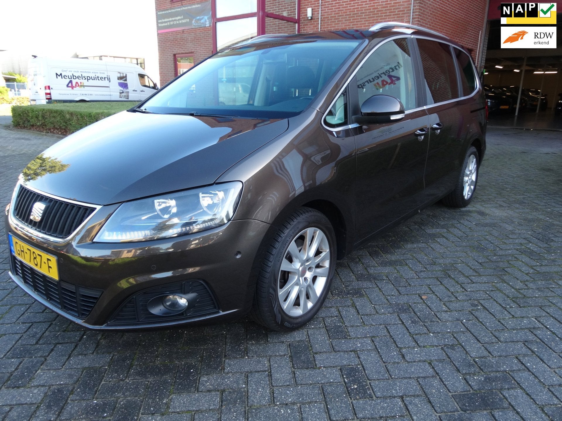 Seat Alhambra 1.4 TSI Style Business/Airco/7 Personen/Navi/C, Auto's, Voorwielaandrijving, Euro 5, Stof, 4 cilinders