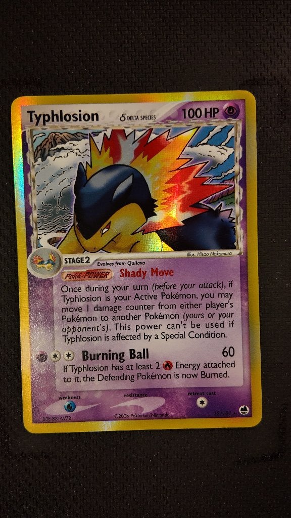 Typhlosion δ 3 12 Dragon Frontiers | Pokemon kaart, Ophalen, Zo goed als nieuw, Losse kaart, Foil