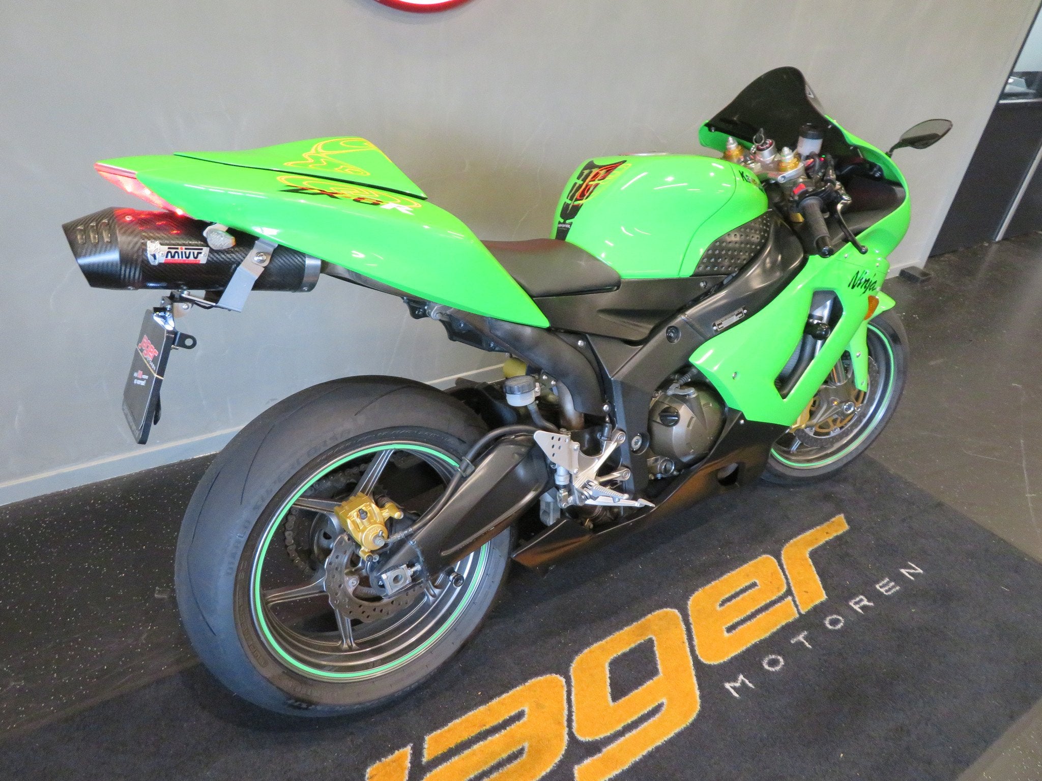 Kawasaki ZX 6R ZX6R ZX-6R NINJA MIVV TOP! (bj 2005), Motoren, Motoren | Kawasaki, Bedrijf, Super Sport