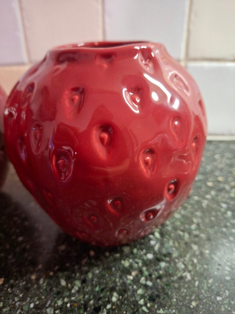Aardbei vaasjes, Ophalen of Verzenden, Nieuw, Rood