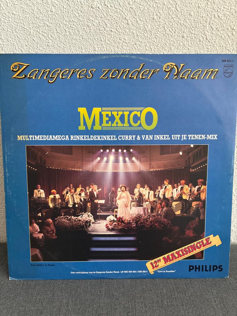 Zangeres Zonder Naam - Mexico (12 inch Maxisingle), Gebruikt, Originele persing, 1980 - 1989, Ophalen of Verzenden