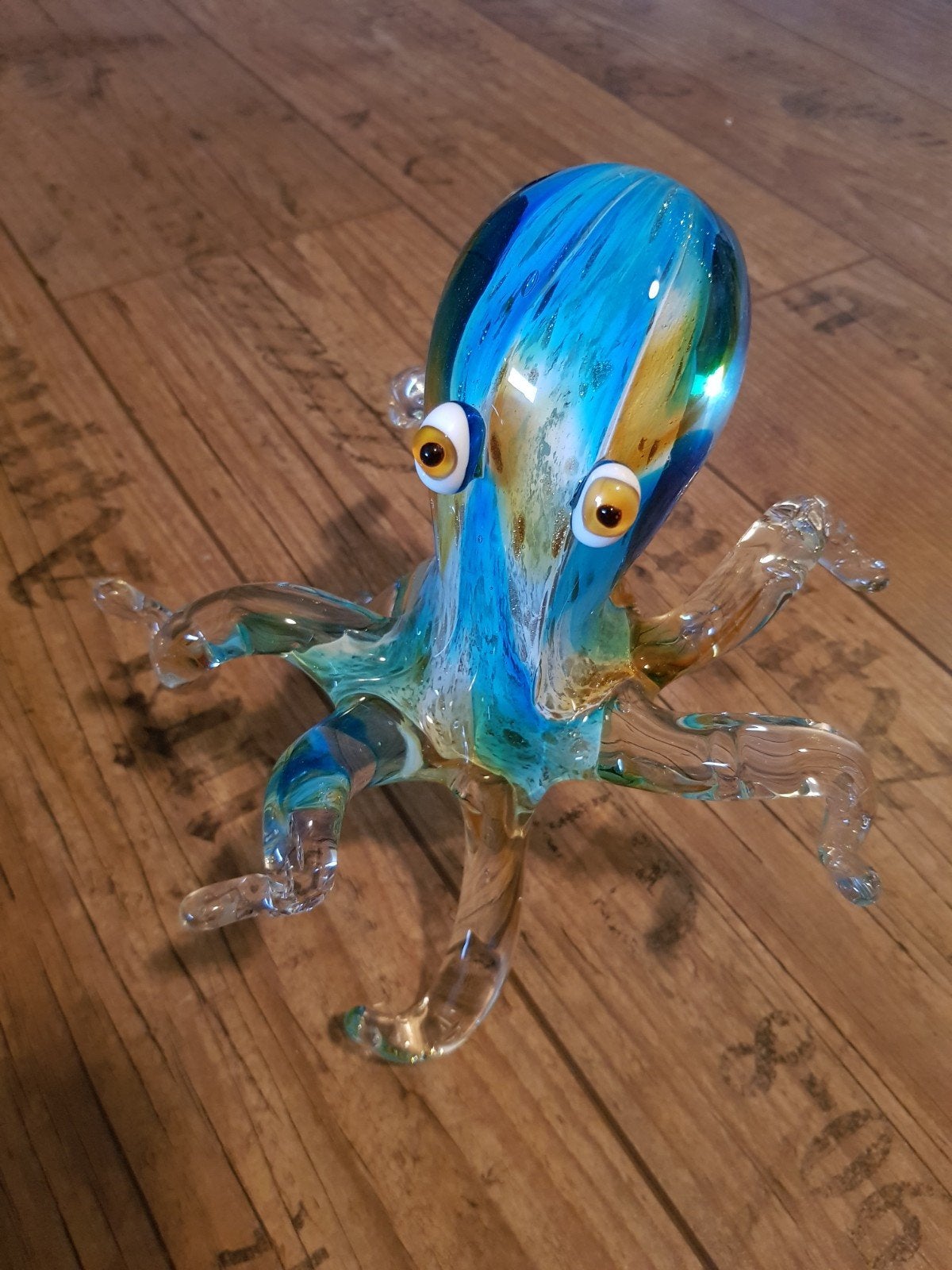 Murano octopus groot model, Antiek en Kunst, Glas, Object, Handgemaakt, Ophalen of Verzenden