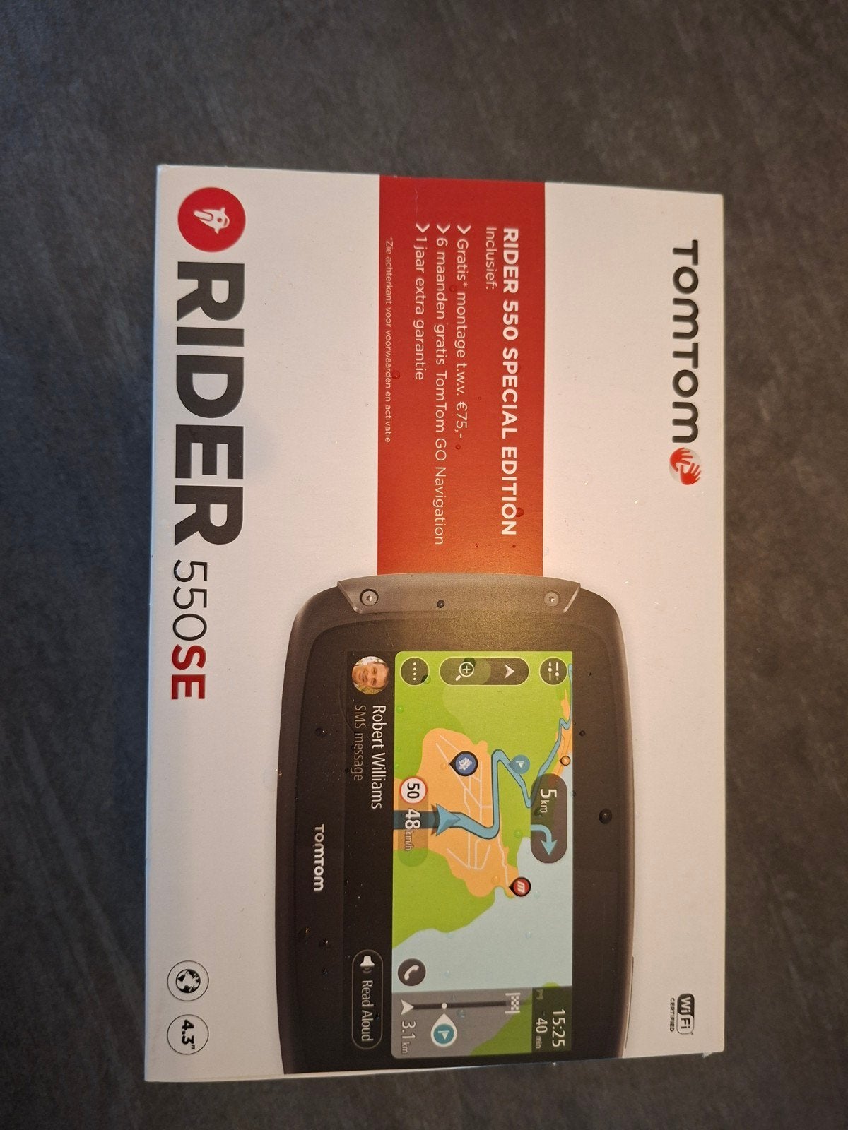 TomTom Rider 550 World Motornavigatie - Speciale Editie, Ophalen, Nieuw