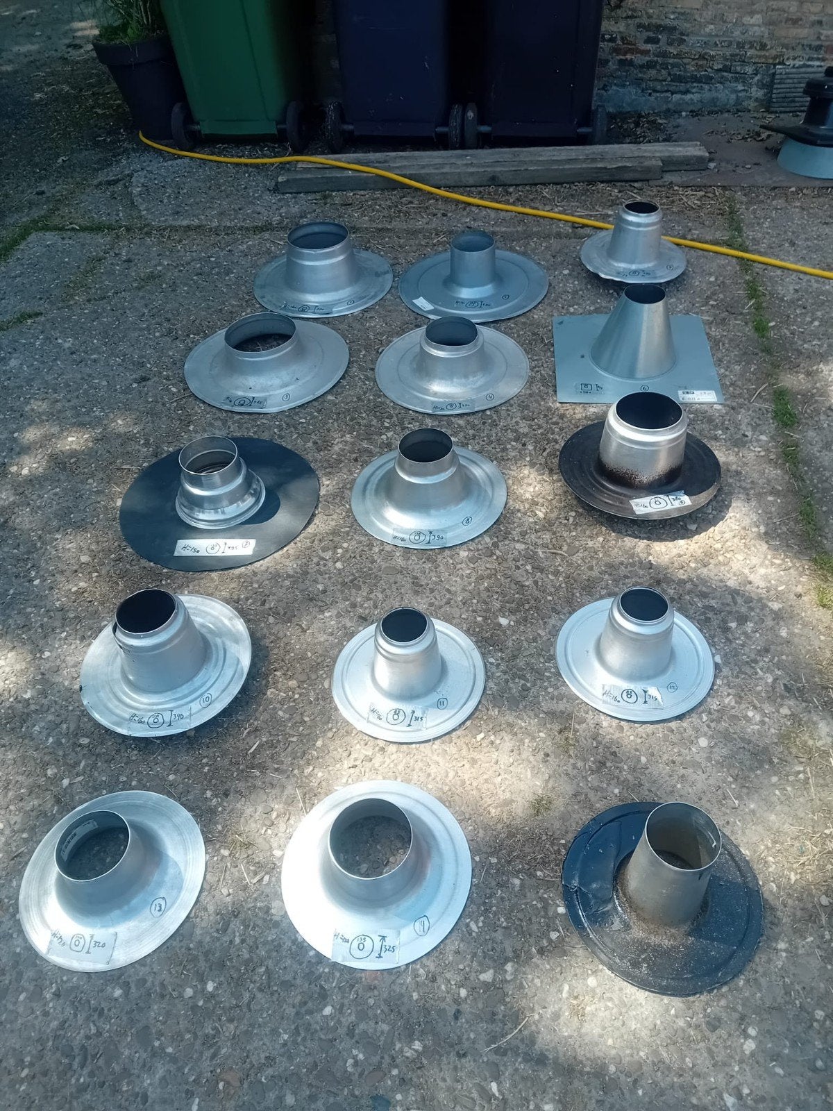 Diverse dakdoorvoeren aluminium en epdm ook geïsoleerde, Ophalen of Verzenden, Nieuw, Ventilator en Afzuiger