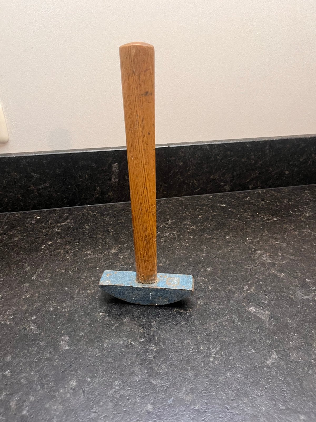 Oude haar hamer met houten steel - Vintage gereedschap, Doe-het-zelf en Verbouw, Ophalen of Verzenden, Gebruikt, Hamer, Overige merken