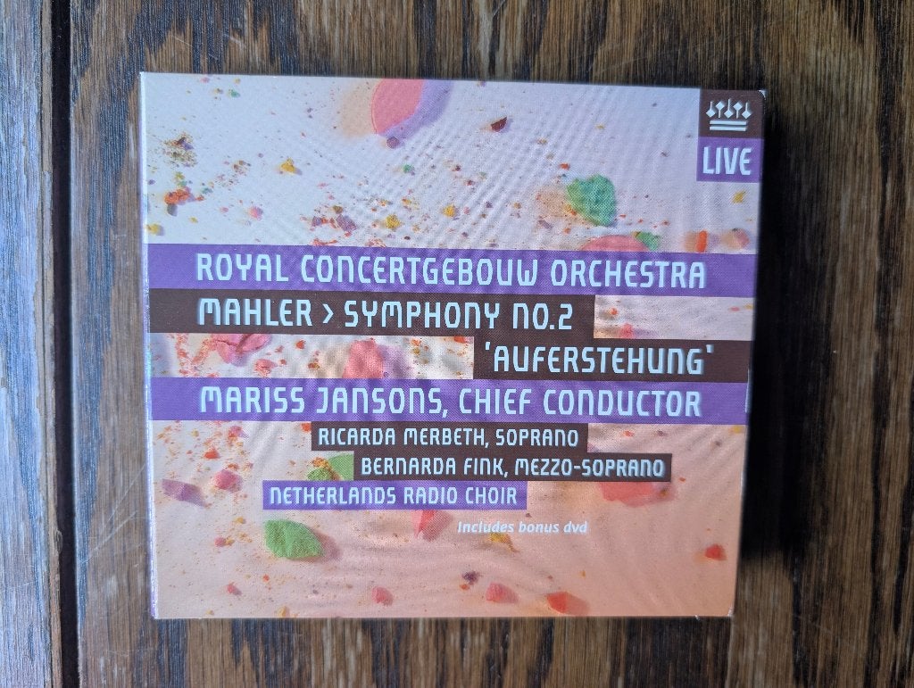2-SACD+DVD; Mahler Symf 2; Concertgebouw Orchestra, Jansons, Modernisme tot heden, Ophalen of Verzenden, Zo goed als nieuw, Live-album