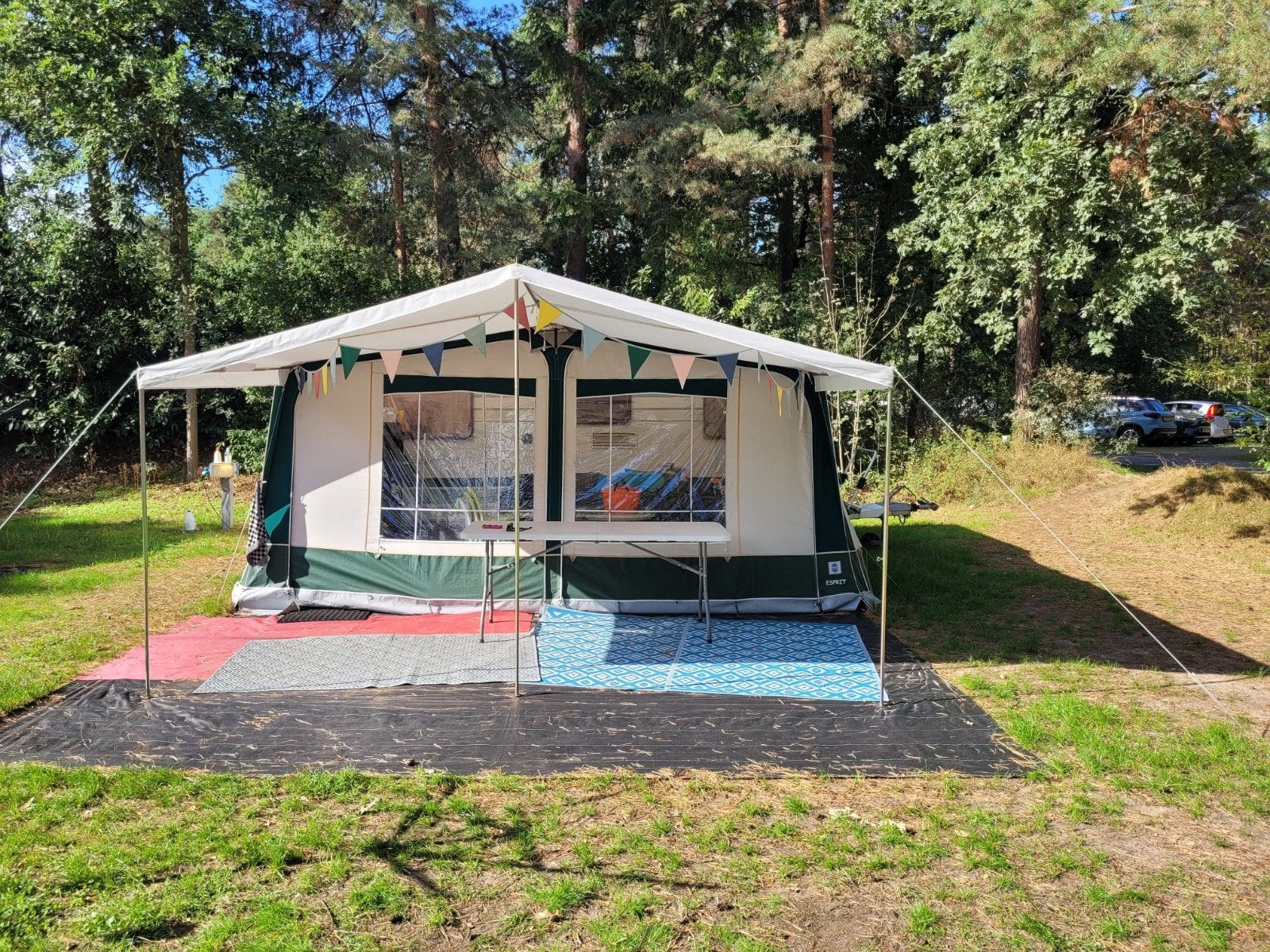 Chateau Caratt Nice 430 met Walker voortent + luifel, Caravans en Kamperen, Chateau, Treinzit, Particulier, 4 tot 5 meter