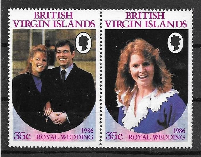 British Virgin Islands 1986  Andrew & Sarah, Postzegels en Munten, Verzenden, Postfris, Midden-Amerika