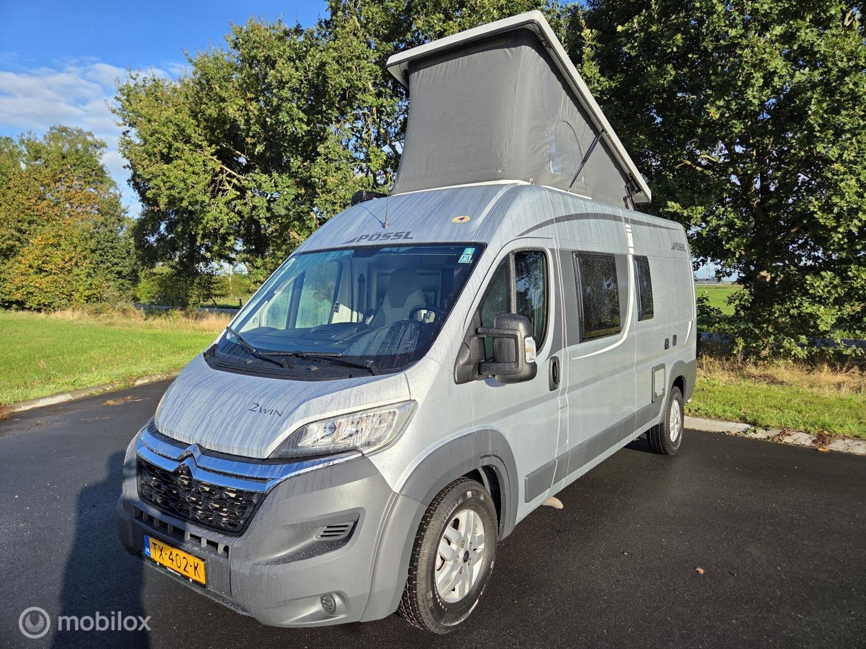 Possl 2win 2016 ☆4-slaapplaatsen, Hefdak Euro 5, 150PK☆, Caravans en Kamperen, Buscamper of Camperbus, Pössl, 6 tot 7 meter, Bedrijf
