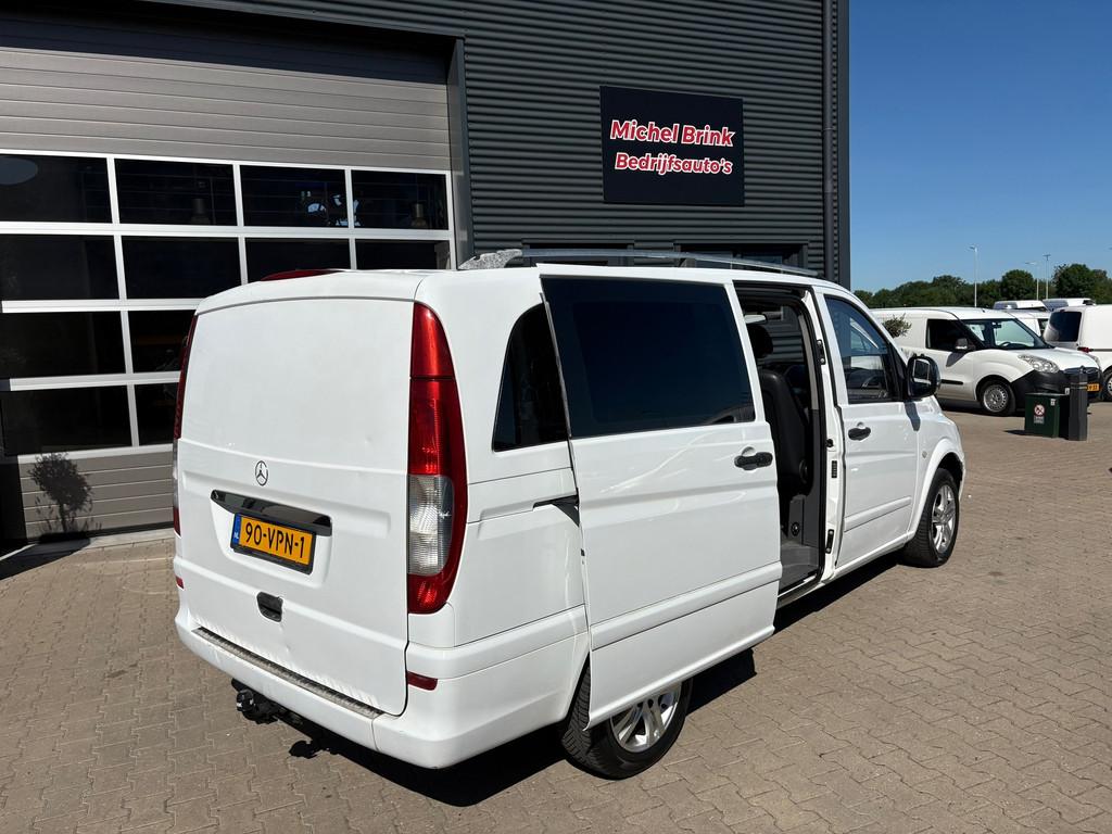 Mercedes-Benz Vito 109 CDI 320 Lang Dubbele Cabine Marge, Auto's, Bestelauto's, Achterwielaandrijving, Gebruikt, Wit, Bedrijf