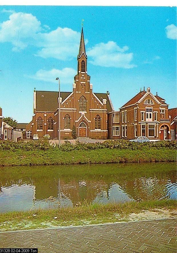 Ansichtkaart	Stadskanaal	Geref. Kerk	Poststraat, Verzamelen, Ansichtkaarten | Nederland, Verzenden, 1960 tot 1980, Gelopen, Groningen