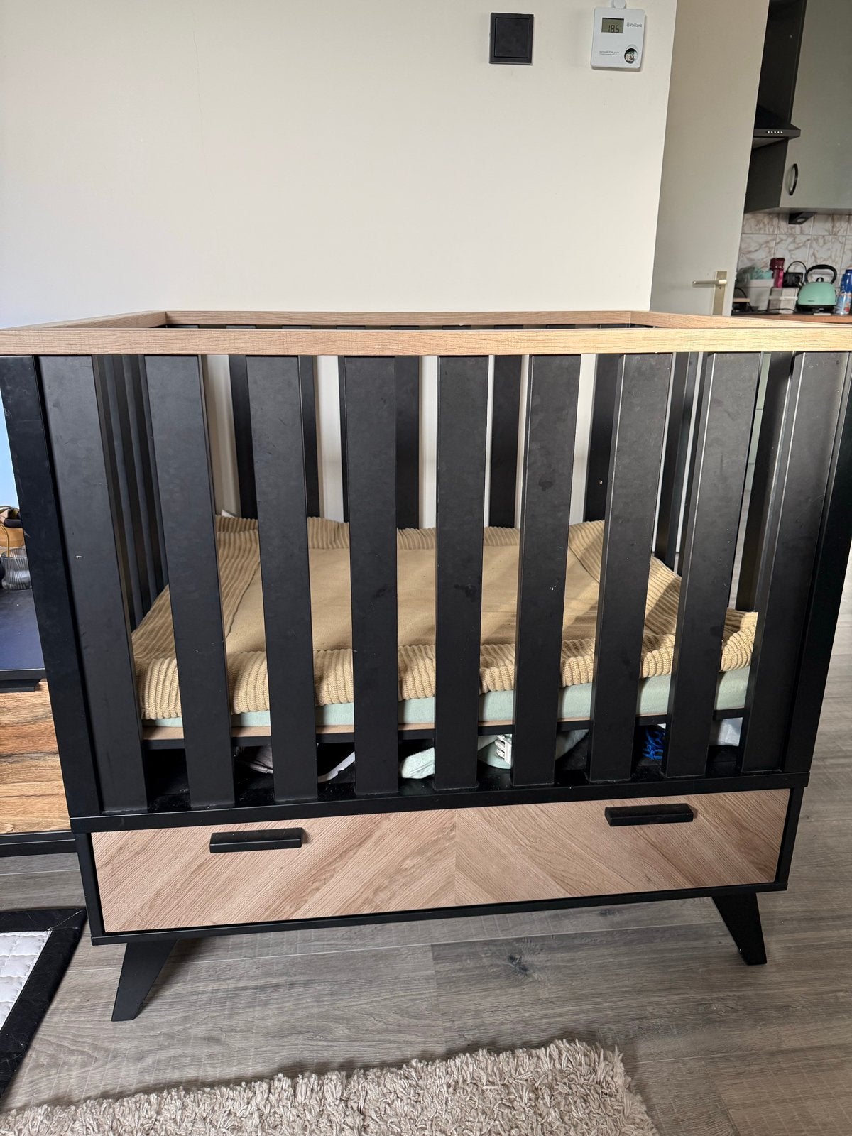 Interbaby Lancaster box, Kinderen en Baby's, Boxen, Zo goed als nieuw, Boxkleed, Ophalen