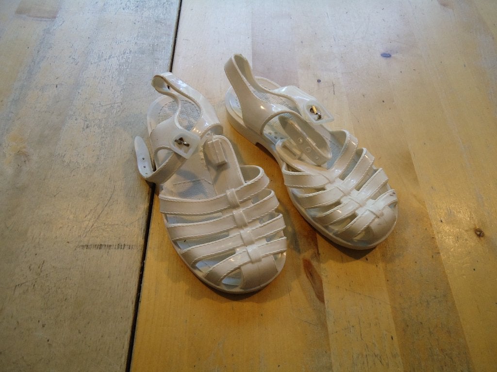 Nette witte waterschoenen water zwem schoen maat 25 (E), Ophalen of Verzenden, Zo goed als nieuw, Jongen of Meisje, Zwemschoenen
