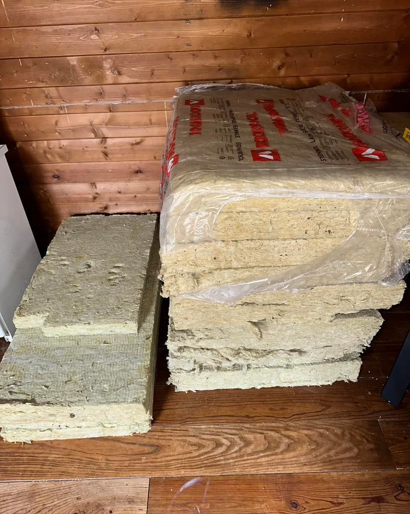 Rockwool, steenwol restpartij, Ophalen, Dakisolatie, 10 tot 15 m², Steenwol