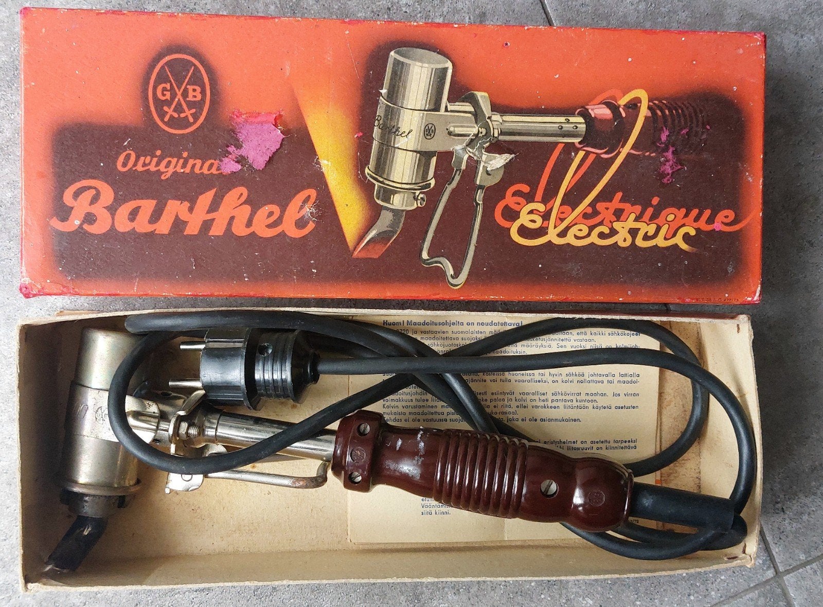 Barthel 2200 elektrische soldeerbout, Antiek en Kunst, Ophalen of Verzenden