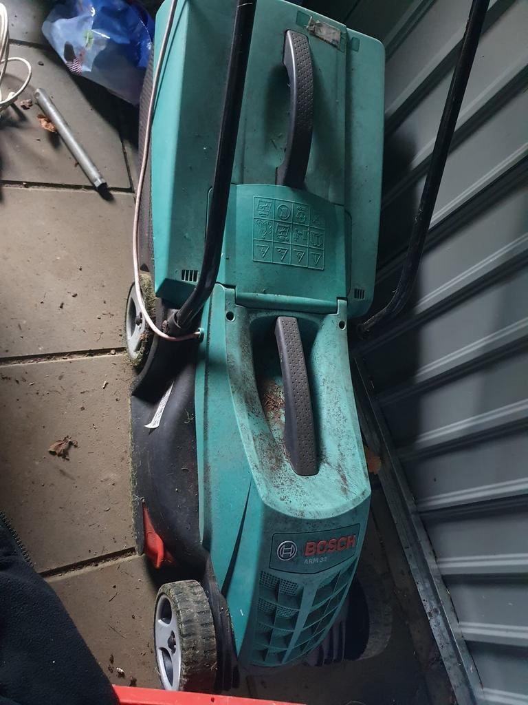 Bosch grasmaaier, Ophalen, Gebruikt
