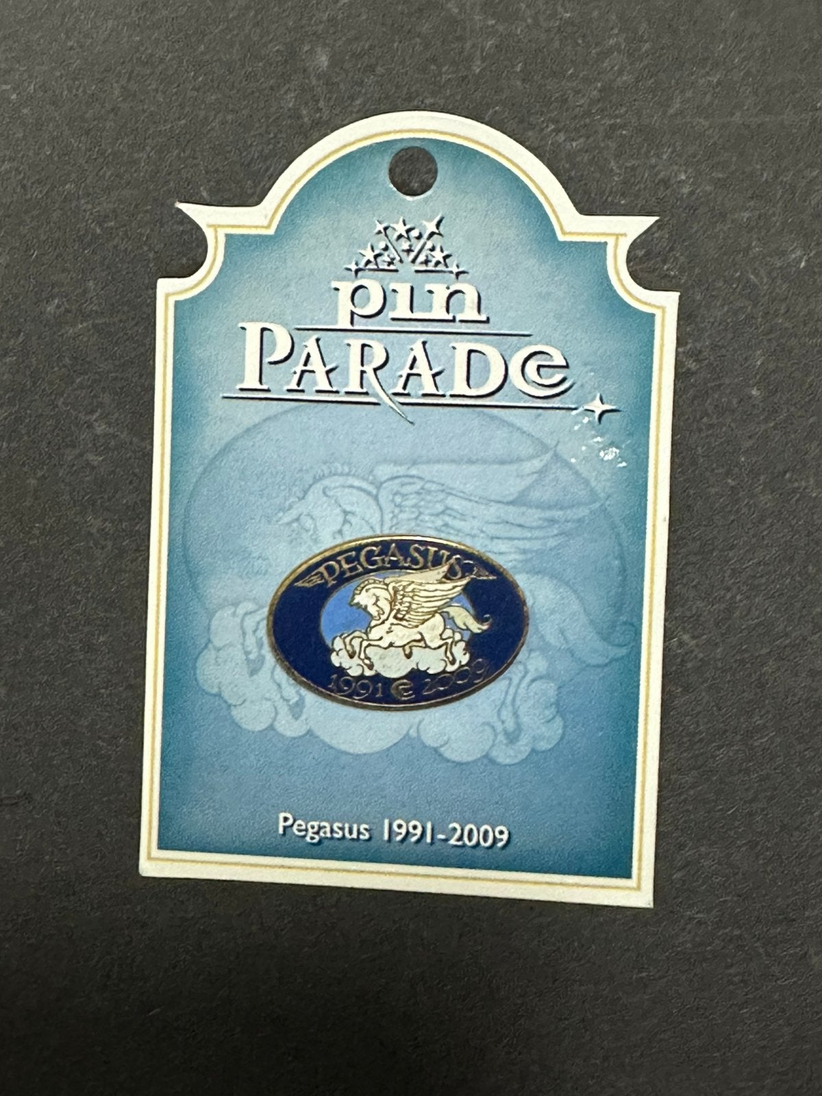 Efteling pin pegasus, Ophalen of Verzenden, Zo goed als nieuw, Button of Speldje