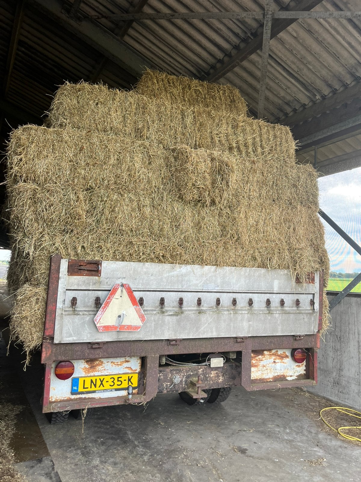 Hooi pakjes, Ophalen, Vee