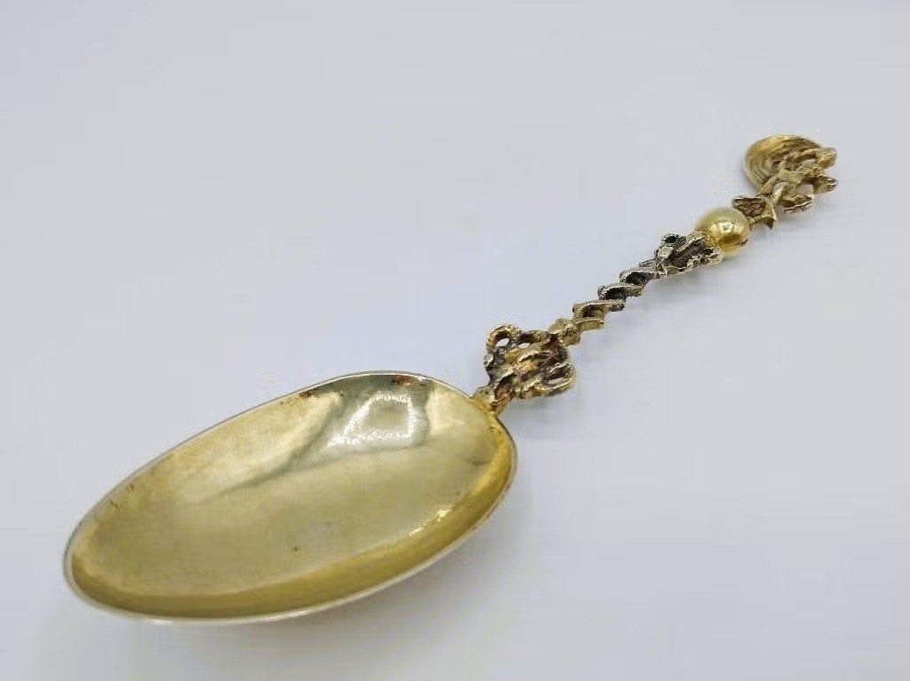 Zilveren gelegenheidslepel, H.J. Lieuwma, Harlingen, 1792, Verzenden
