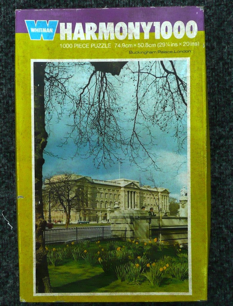 Legpuzzel 1000 st. Buckingham Palace,. (158), Ophalen of Verzenden, 500 t/m 1500 stukjes, Gebruikt, Legpuzzel