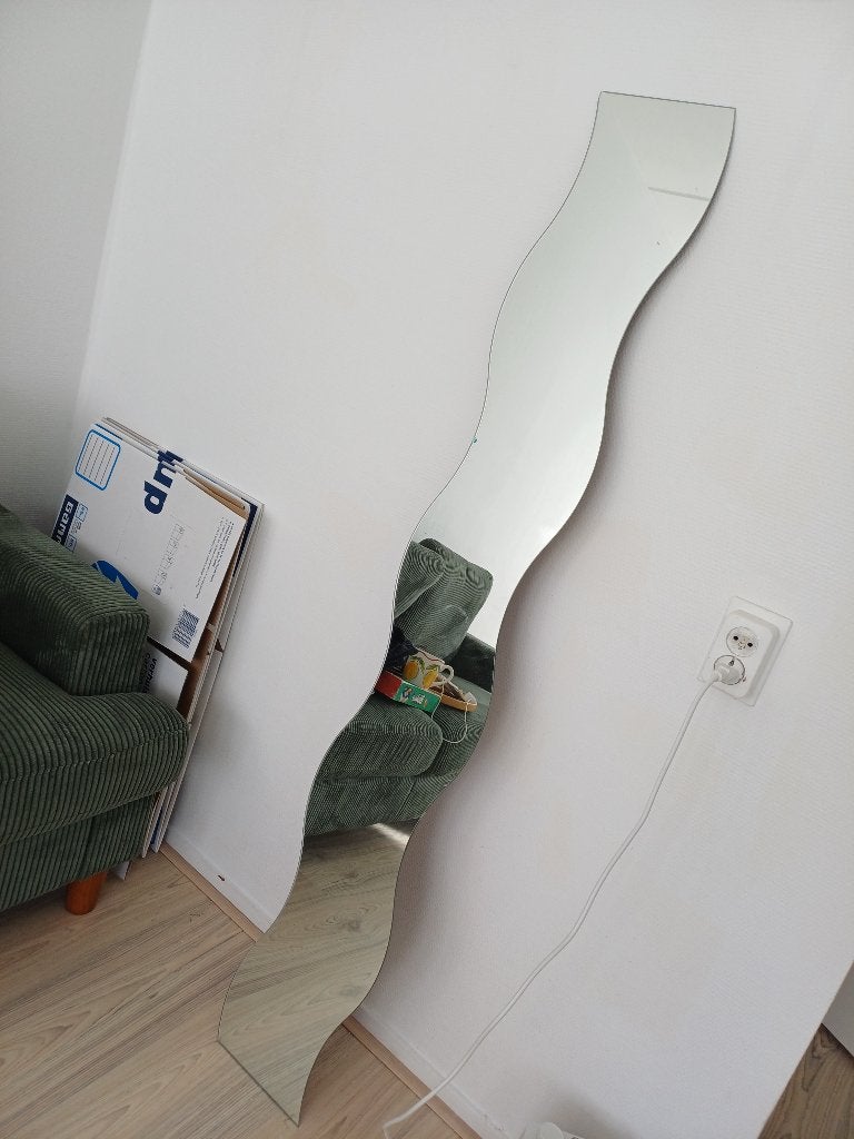 Spiegel zigzag, Ophalen, Minder dan 50 cm, 100 tot 150 cm, Zo goed als nieuw