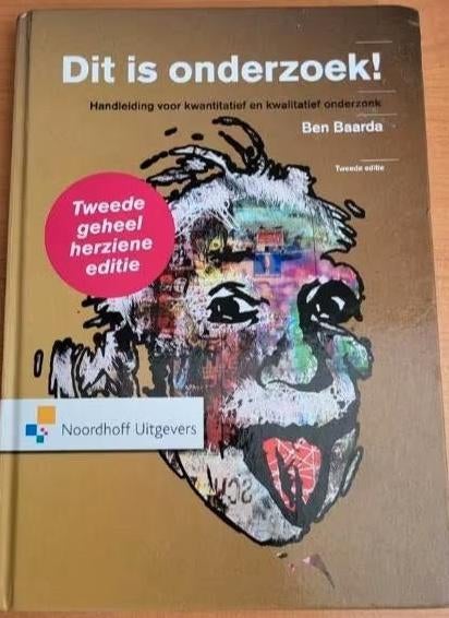 Dit is onderzoek!, Ophalen of Verzenden, Beta, Zo goed als nieuw, HBO