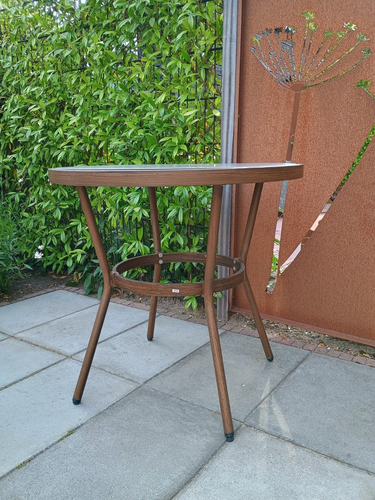 Bistro tuintafel hout look, Ophalen, Rechthoekig, Hout