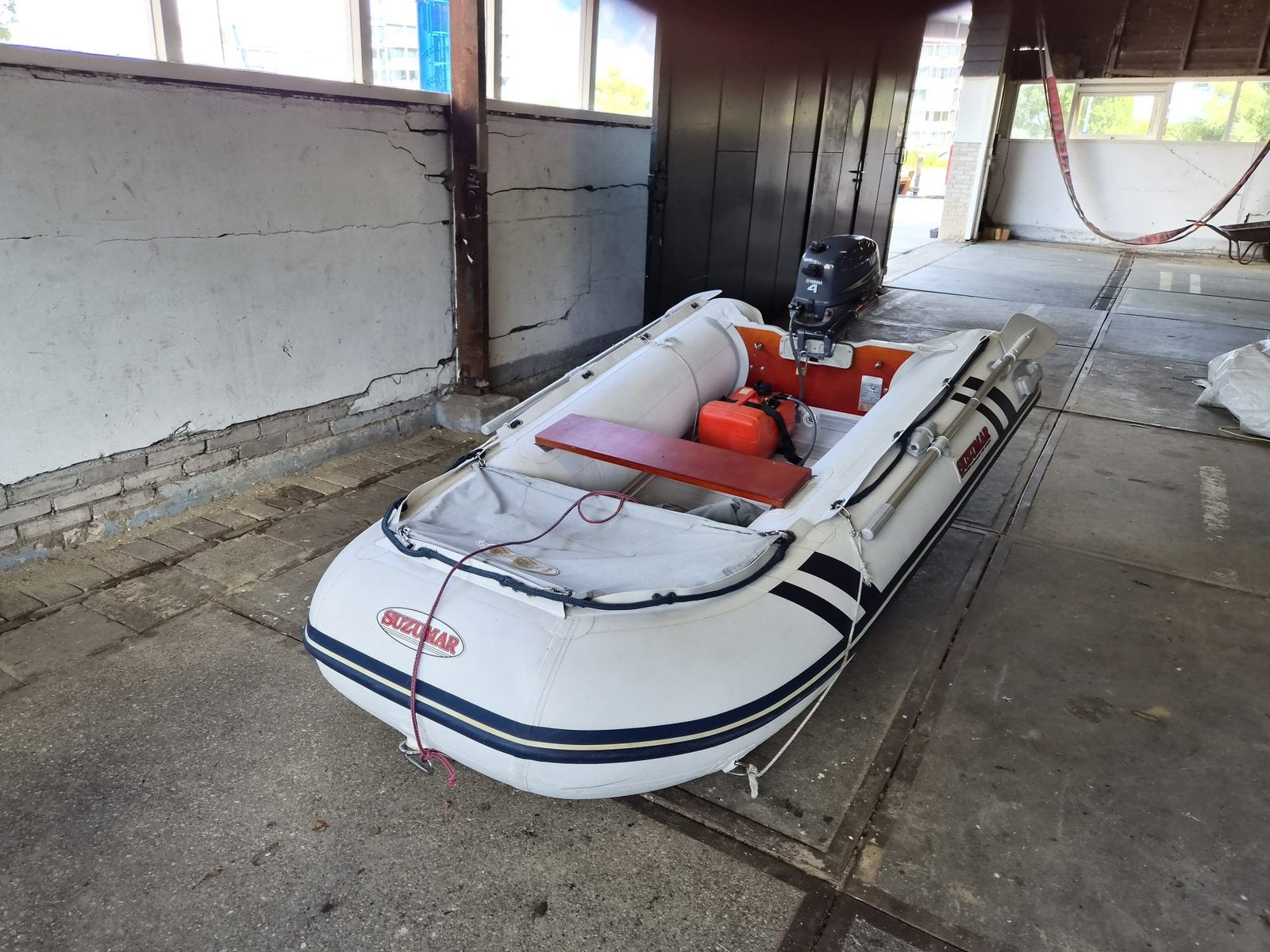 Rubberboot zuzumar, Ophalen, Suzumar, Zo goed als nieuw, Peddels