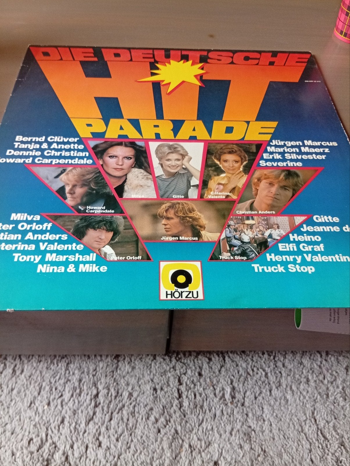 Die Deutsche Hitparade LP - Diverse Artiesten, LP, Gebruikt, Pop, Ophalen of Verzenden