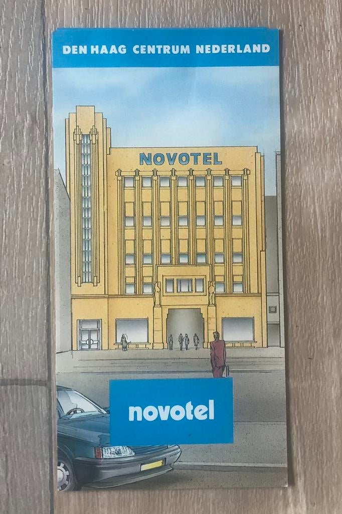Novotel Den Haag centrum oude brochure met prijslijst, Ophalen of Verzenden, Zo goed als nieuw, Overige typen