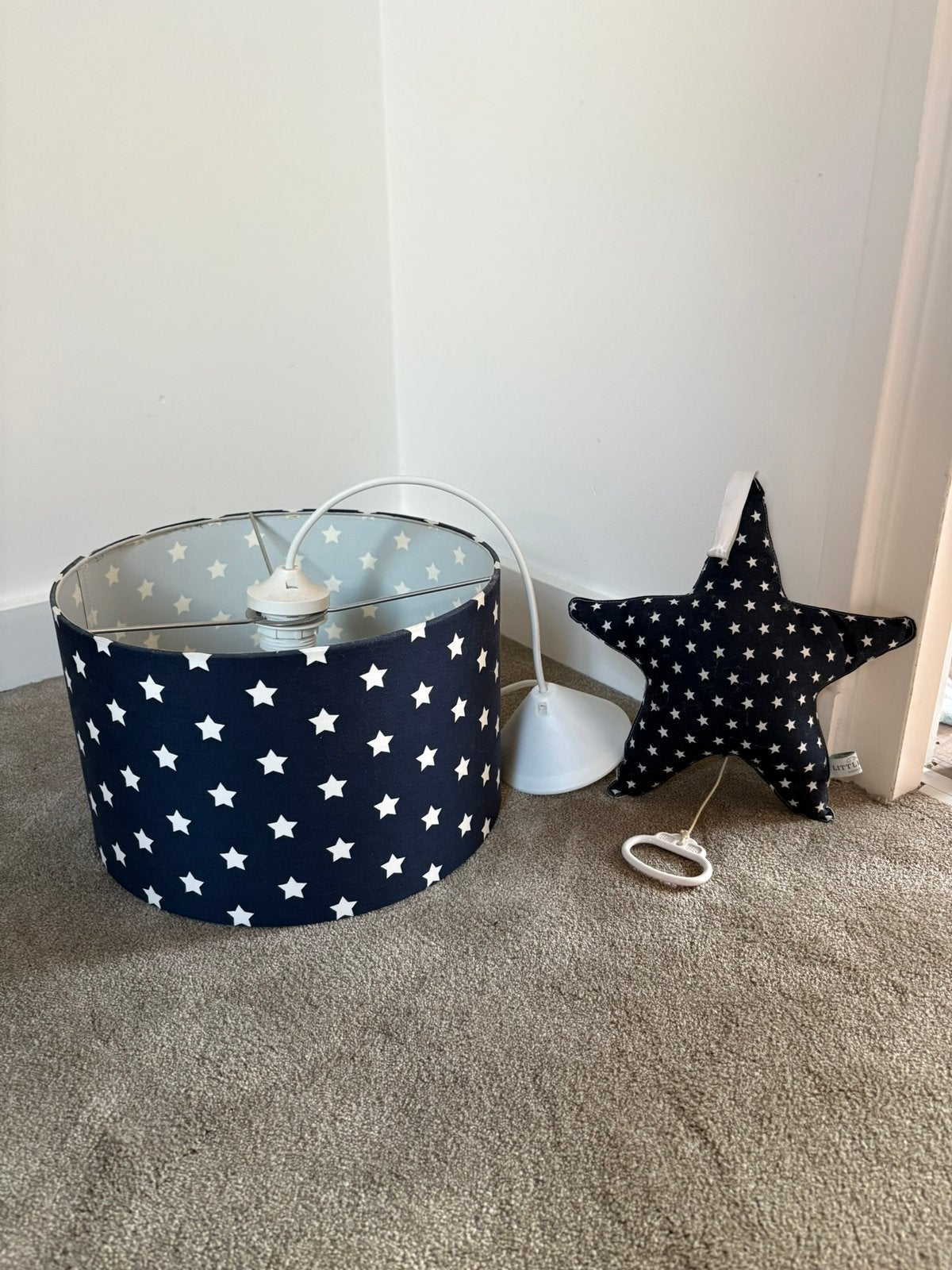 Little dutch lamp en muziekster met bijpassende stoel, Blauw, Ophalen, Zo goed als nieuw, Little Dutch