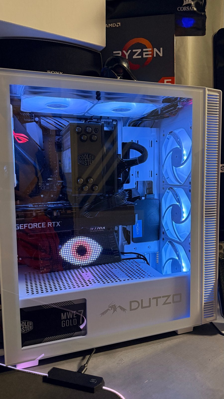 High-End Gaming PC - RTX 3060 Ti / Ryzen 7 3700X / 16GB /, Ophalen of Verzenden, Zo goed als nieuw, Gaming, SSD