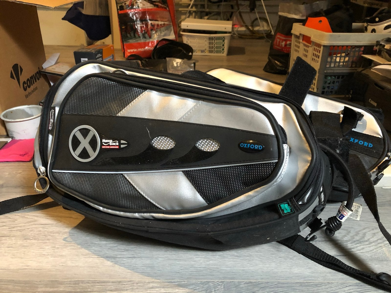 Oxford tassen set - Motorfiets tanktas en zadeltas, Ophalen, Gebruikt
