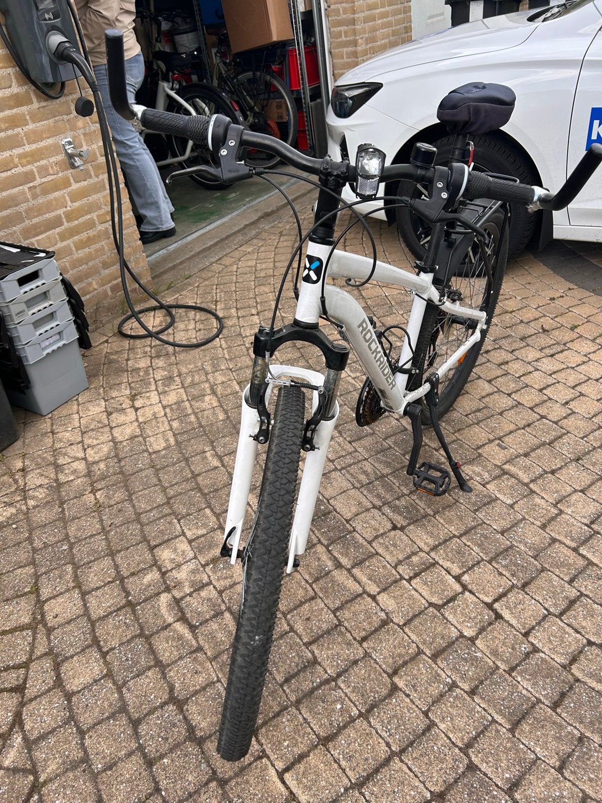 Decathlon Rockrider ST100 Dames Mountainbike 27,5 inch, Gebruikt, Velgrem, 50 tot 53 cm, Ophalen