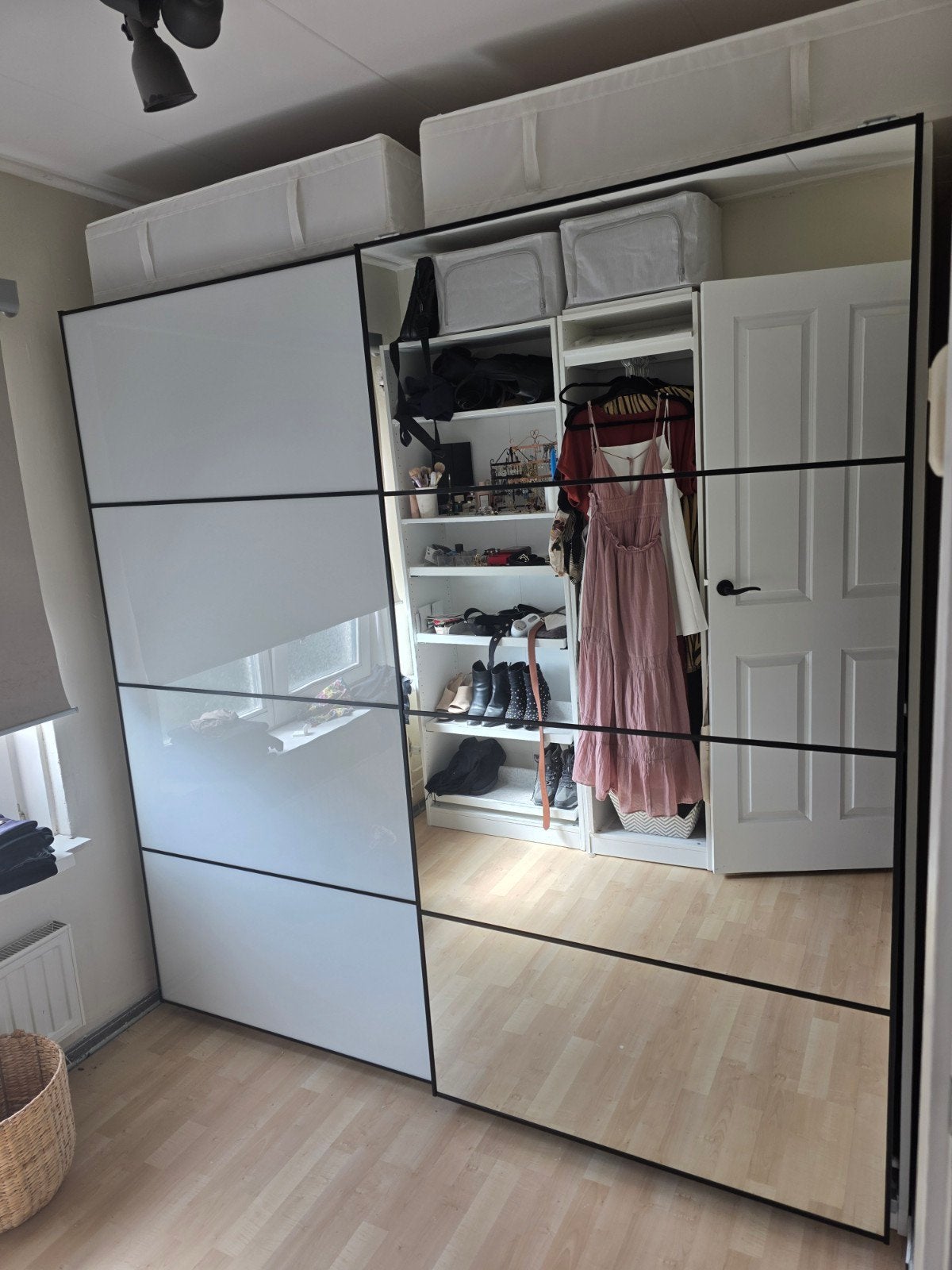 IKEA PAX Schuifdeuren - 2x100x201 (200x201), Ophalen, Met deur(en), Gebruikt, Modern, Functioneel