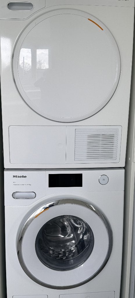 Miele W1 Powerwash 9kg en Miele T1 droger 8kg, Witgoed en Apparatuur, Wasdrogers, Ophalen, Gebruikt, Voorlader, Energieklasse A of zuiniger