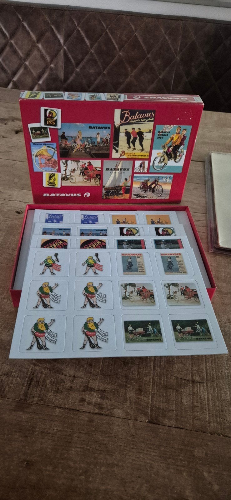 Batavus oldtimer fiets bromfiets bilonet memory spel., Ophalen, Nieuw