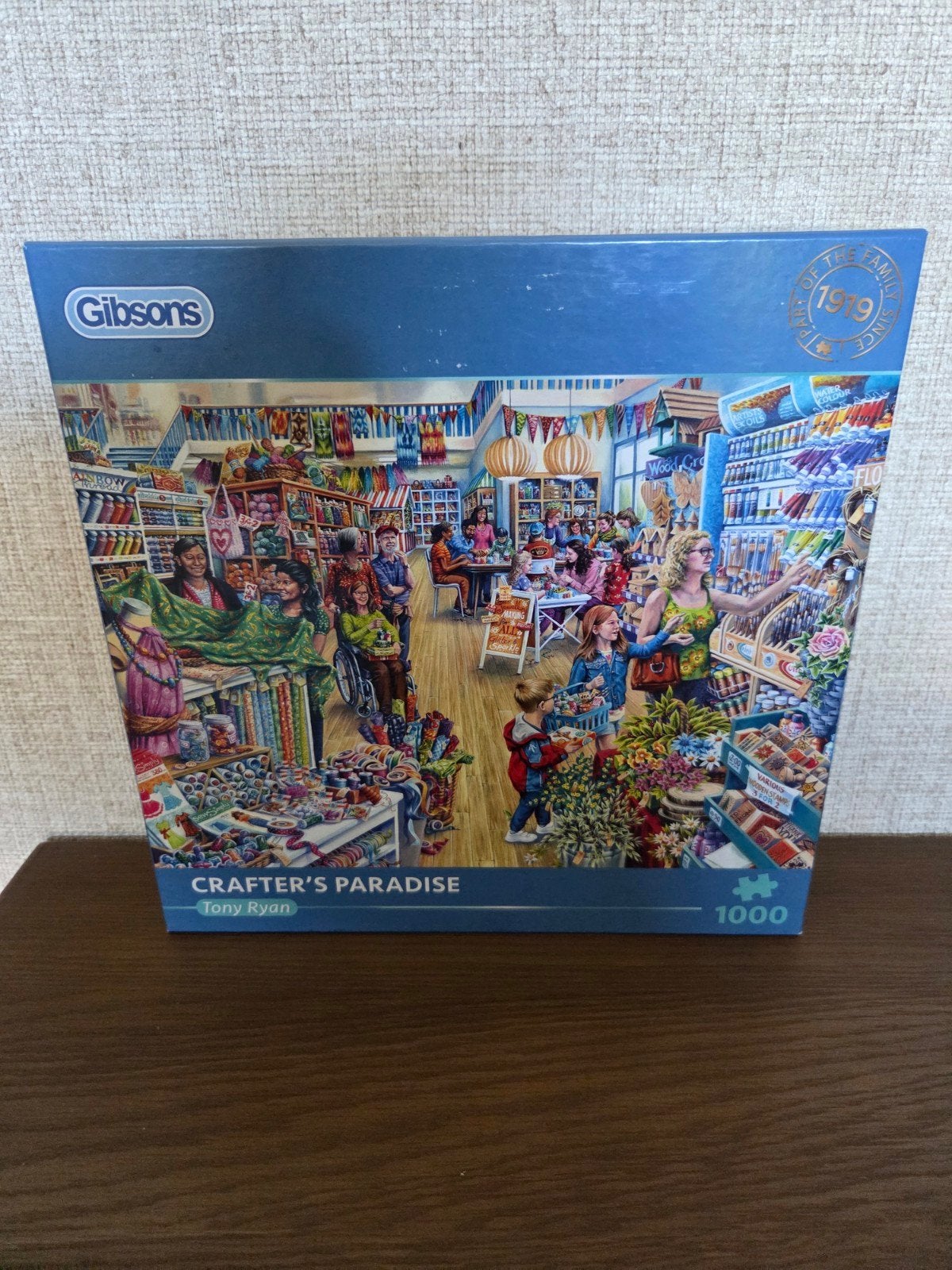 GIBSON puzzel Crafters Paradise, Ophalen of Verzenden, 500 t/m 1500 stukjes, Zo goed als nieuw, Legpuzzel