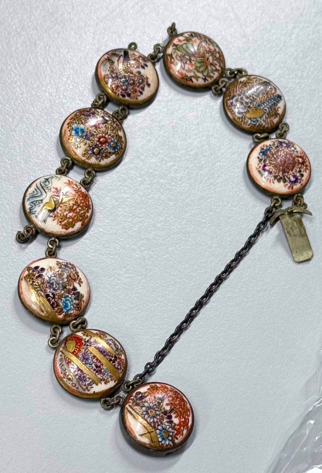 Antieke Satsurnawear armband antiek bracelet Japanese Meiji, Ophalen of Verzenden, Armband