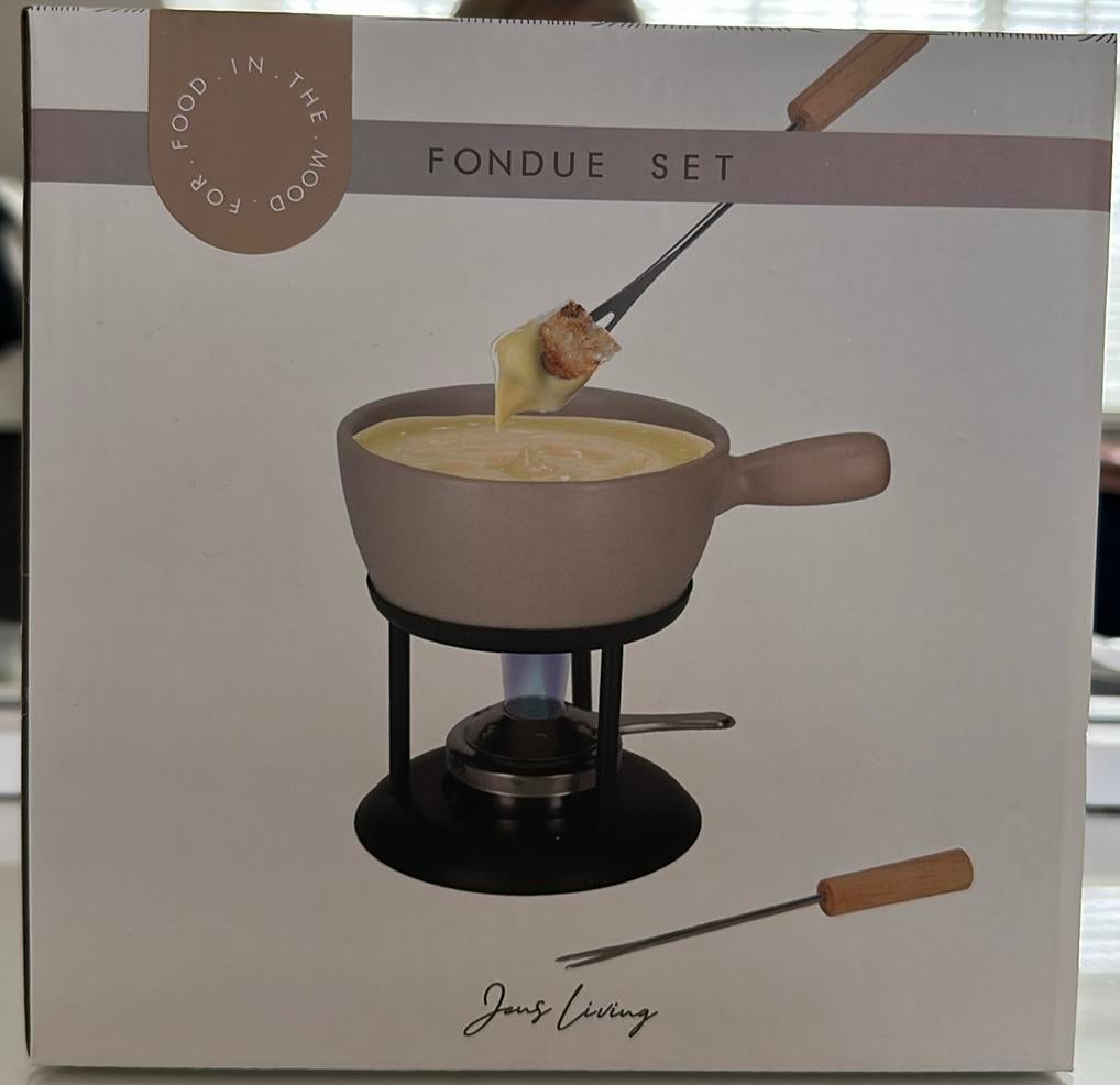 Jens living fondueset nieuw, Ophalen of Verzenden, Nieuw, Brander, Fondueset