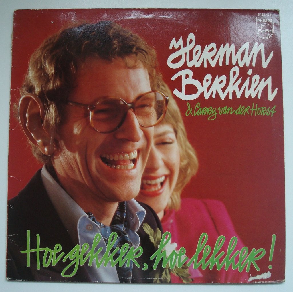 Herman Berkien - Hoe gekker, hoe lekker! - lp uit 1981, Ophalen, Gebruikt, 12 inch, Cabaret of Kleinkunst