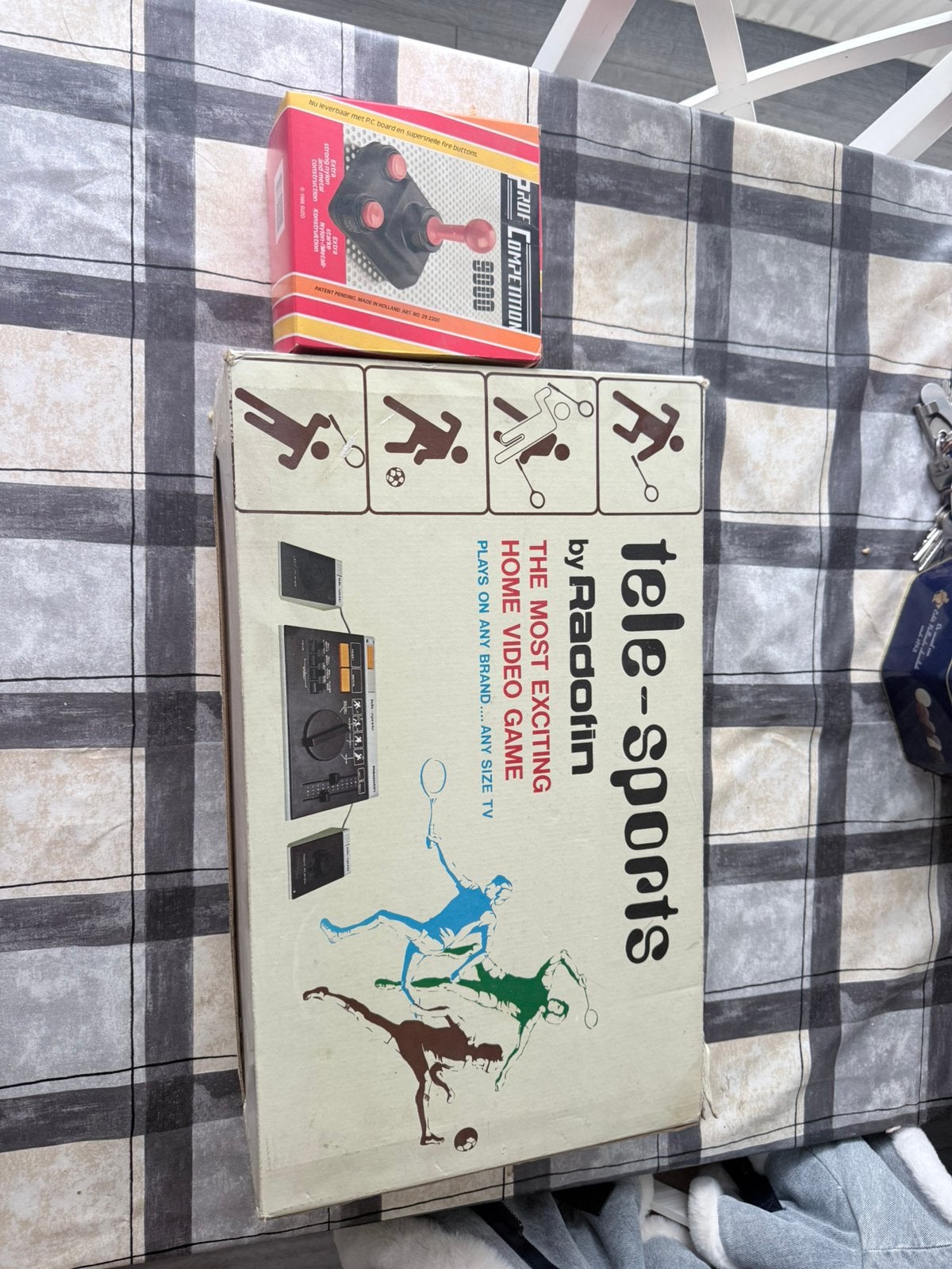 Vintage Radotin Tele-Sports spelcomputer uit de jaren ’70, Spelcomputers en Games, Spelcomputers | Overige, Ophalen, Gebruikt