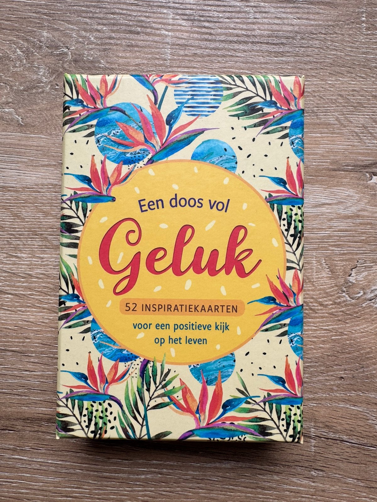Doosje met gelukskaarten, Ophalen of Verzenden, Zo goed als nieuw, Tarot of Kaarten leggen, Overige typen