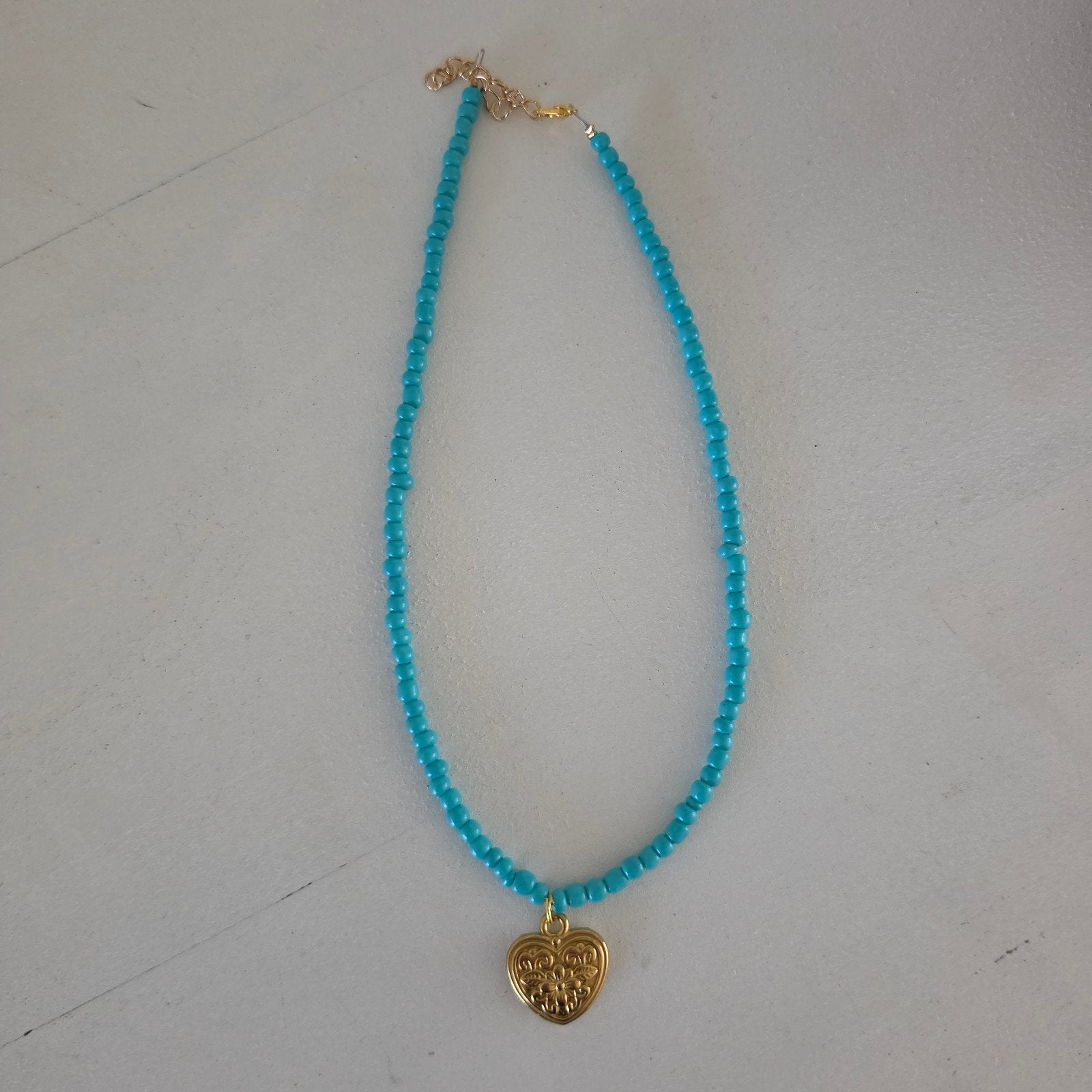 Kralenketting, Overige materialen, Verstelbaar, Blauw, Nieuw