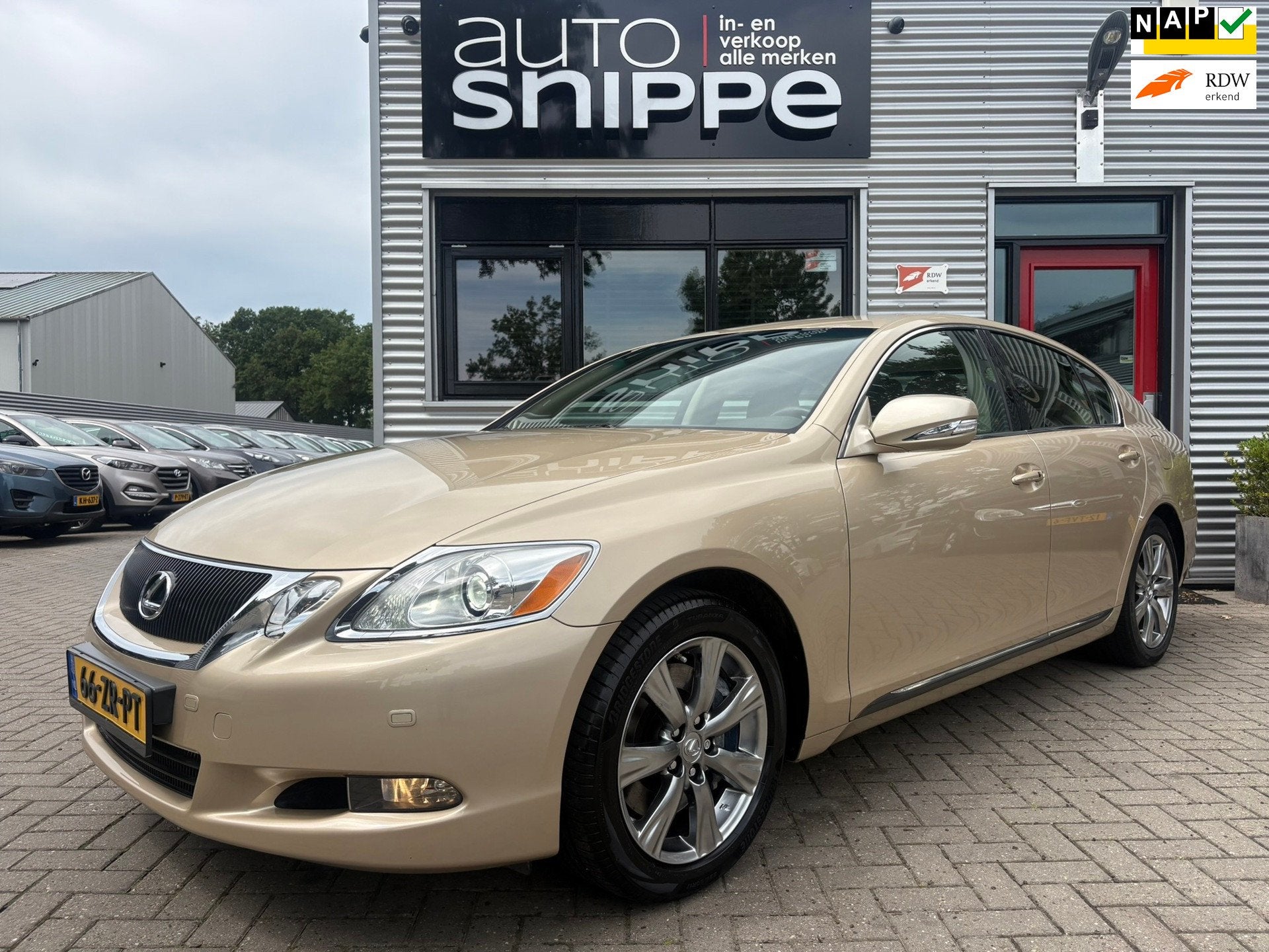 Lexus GS 300 Executive V6 -ORIGINEEL NEDERLANDS-DEALER ONDER, Auto's, Automaat, Dealer onderhouden, Gebruikt, Beige