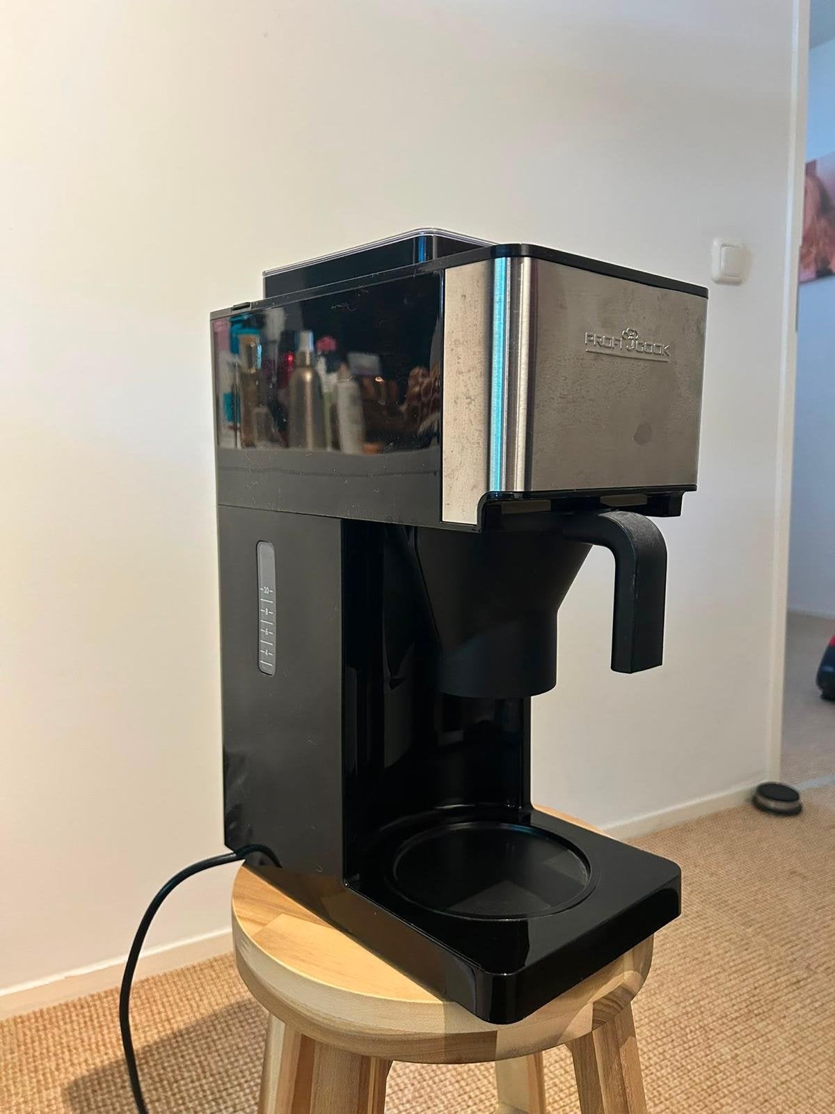 ProfiCook koffiezetapparaat met molen Pc-KA 1138, Witgoed en Apparatuur, 10 kopjes of meer, Koffiemachine, Zo goed als nieuw, Koffiebonen