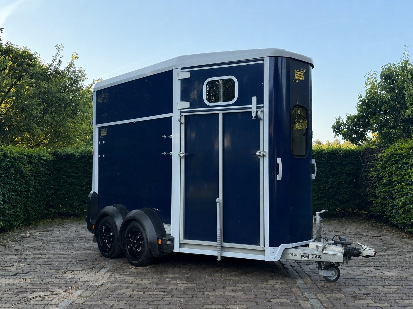 Mooie ifor Williams hb506 aluminium bodem en vooruitloop