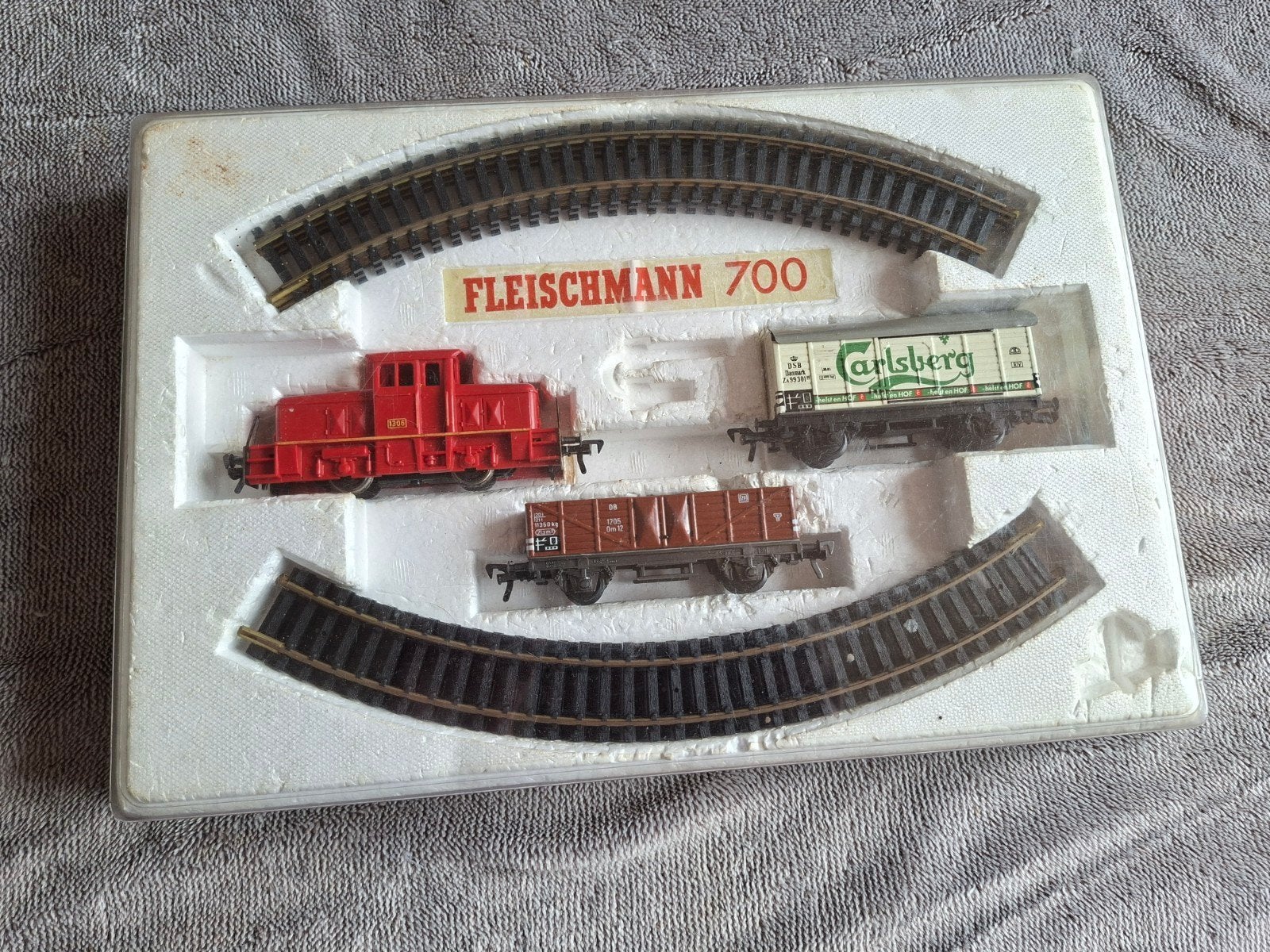 Treinset Fleischmann 700 set. In orginele doos., Gelijkstroom, Fleischmann, Ophalen of Verzenden, Gebruikt